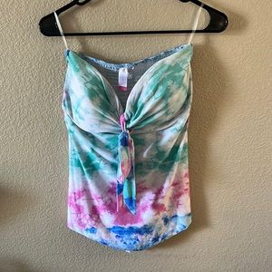 Tie dye tube top